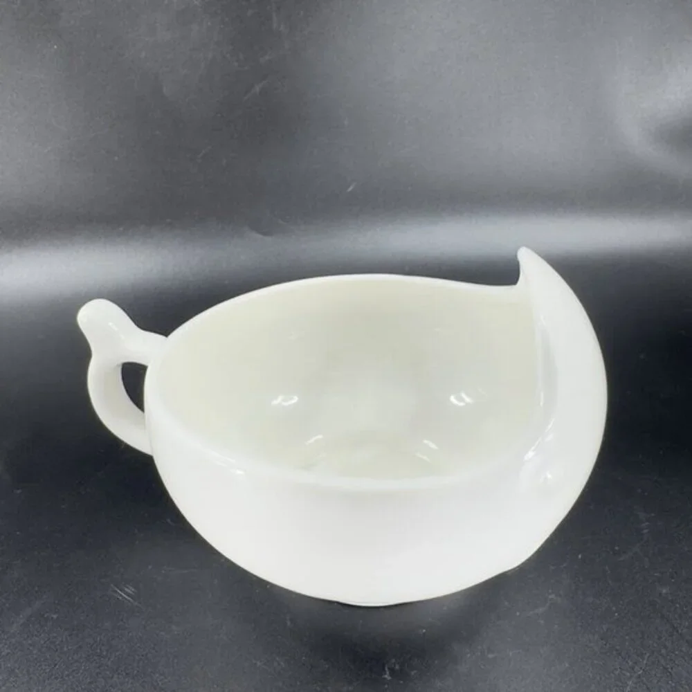 Dowan Shark Shaped White Ceramic Dish Bowl‎ Mug Set of 2 Whimsical Mugs Cups